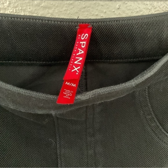 SPANX Jean-ish® Ankle Leggings black size Medium B69 - Picture 8 of 9